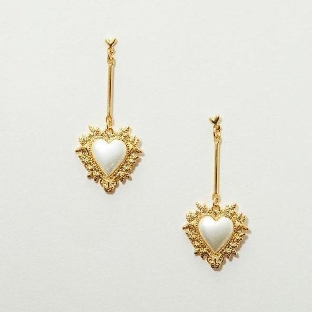 Bestdressed x En Route Jewelry Heart Shaped Earrings